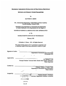 MAXIMUM MOTION AND by E. SKEEN