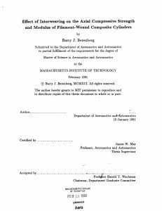 Effect  of  Interweaving  on  the ... and  Modulus  of  Filament-Wound  Composite ...