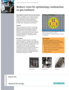 Reduce costs by optimizing combustion in gas turbines Instrumentation, Controls &amp; Electrical