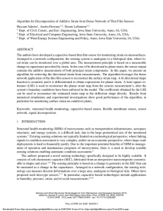 Algorithm for Decomposition of Additive Strain from Dense Network of... Hussam Saleem , Austin Downey