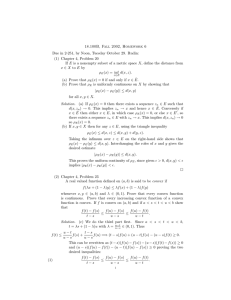 18.100B, Fall 2002, Homework 6 (1) Chapter 4, Problem 20