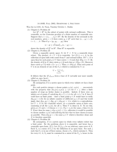 18.100B, Fall 2002, Homework 4, Solutions (1) Chapter 2, Problem 22