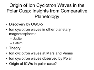 Origin of Ion Cyclotron Waves in the Planetology