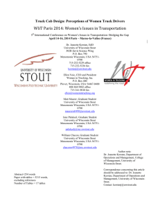 WIiT Paris 2014: Women’s Issues in Transportation 5