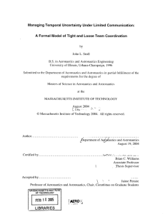 Managing  Temporal  Uncertainty  Under  Limited Communication: