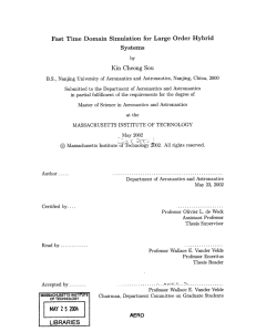 Fast  Time  Domain  Simulation  for ... Systems Kin  Cheong  Sou