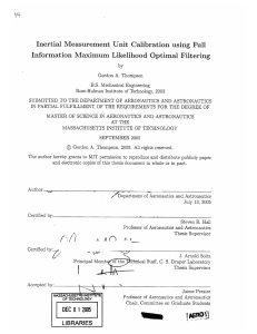 Inertial Measurement  Unit  Calibration using  Full