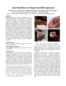 User Elicitation on Single-hand Microgestures