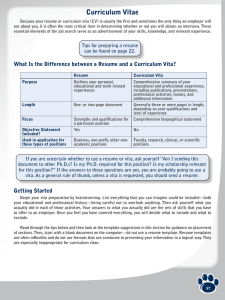 Curriculum Vitae