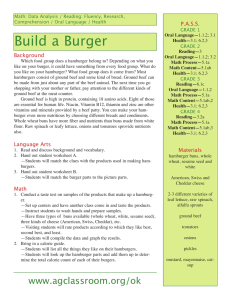 Build a Burger P.A.S.S.