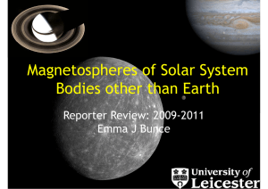 Magnetospheres of Solar System Bodies other than Earth Reporter Review: 2009-2011