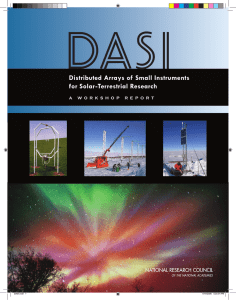 DASI Distributed Arrays of Small Instruments for Solar-Terrestrial Research