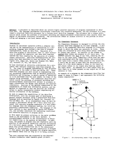 A  Preliminary  Architecture  for  a ... Jack  B.  Dennis  and  David ...