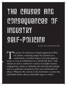 T The Causes and Consequences of Industry