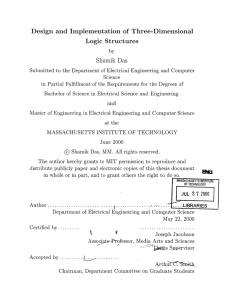 Design  and  Implementation  of  Three-Dimensional