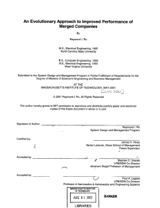 Merged  Companies Raymond  I.  Ro