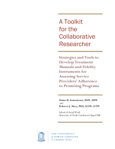 A Toolkit for the Collaborative Researcher