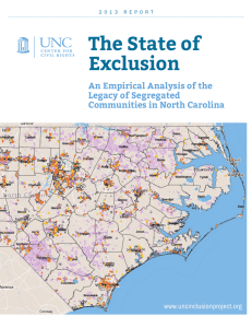 The State of Exclusion An Empirical Analysis of the Legacy of Segregated