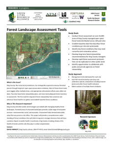 Forest Landscape Assessment Tools RESEARCH  science partners: