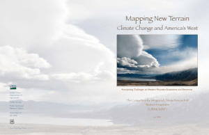 Mapping New Terrain Climate Change and America’s West CIRMOUNT) (