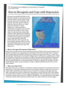 How to Recognize and Cope with Depression