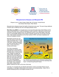 Mosquito-borne Diseases and Mosquito IPM