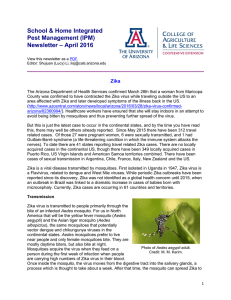 School &amp; Home Integrated Pest Management (IPM) – April 2016