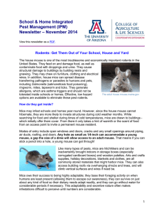 School &amp; Home Integrated Pest Management (IPM) – November 2014