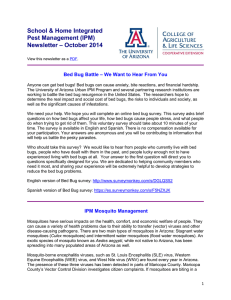 School &amp; Home Integrated Pest Management (IPM) – October 2014