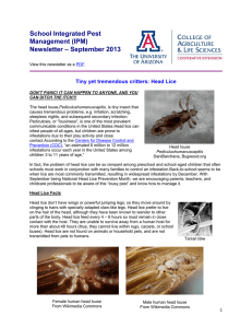 School Integrated Pest Management (IPM) – September 2013