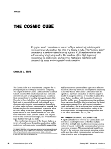 THE  COSMIC  CUBE