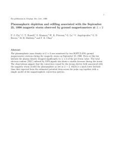 Plasmaspheric depletion and refilling associated with the September L