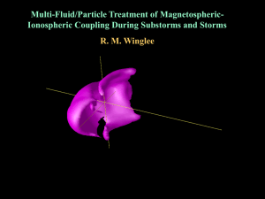 Multi-Fluid/Particle Treatment of Magnetospheric- Ionospheric Coupling During Substorms and Storms
