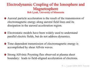 Electrodynamic Coupling of the Ionosphere and Magnetosphere