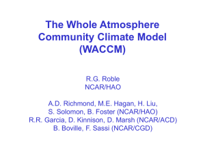 The Whole Atmosphere Community Climate Model (WACCM)