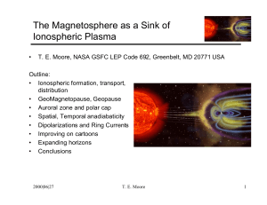 The Magnetosphere as a Sink of Ionospheric Plasma