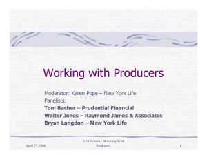 Working with Producers