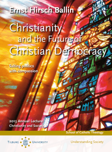 Christianity Christian Democracy and the Future of