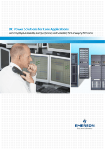 DC Power Solutions for Core Applications