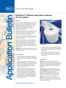 SUPRAdisc II Modules satisfy Many Challenges with One Solution Overview