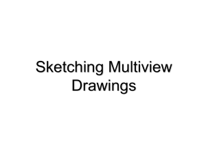 Sketching Multiview Drawings
