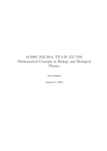 18.S995 (Fall 2014, TR 9.30, E17-129) Physics J¨