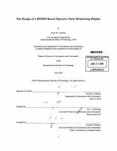The Design  of a  HSMM-Based  Operator State ...
