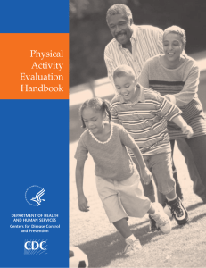 Physical Activity Evaluation Handbook