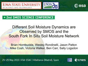 Different Soil Moisture Dynamics are Observed by SMOS and the