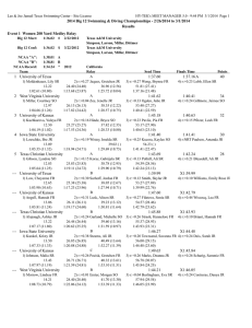 Lee &amp; Joe Jamail Texas Swimming Center - Site License