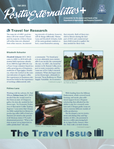 + Travel for Research Fall 2012
