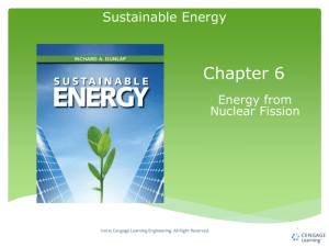 Chapter 6 Sustainable Energy  