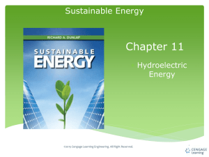 Chapter 11 Sustainable Energy 