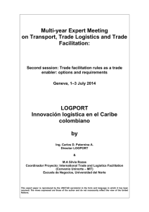 Multi-year Expert Meeting on Transport, Trade Logistics and Trade Facilitation: